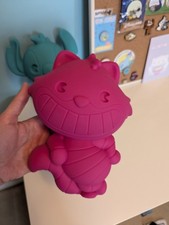 Disney store Alice In Wonder Land Cheshire Cat Silicon Pencil Case New with Tags