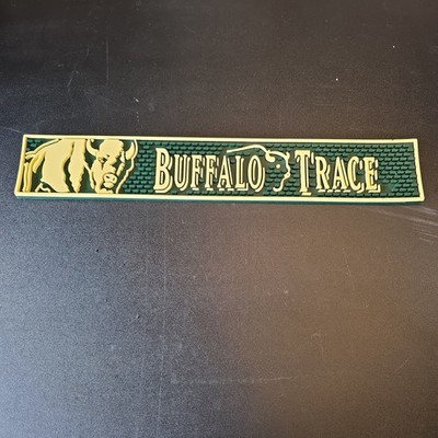 BUFFALO TRACE Bourbon Distillery Bar Rail Spill Mat 3.5''x20.5''