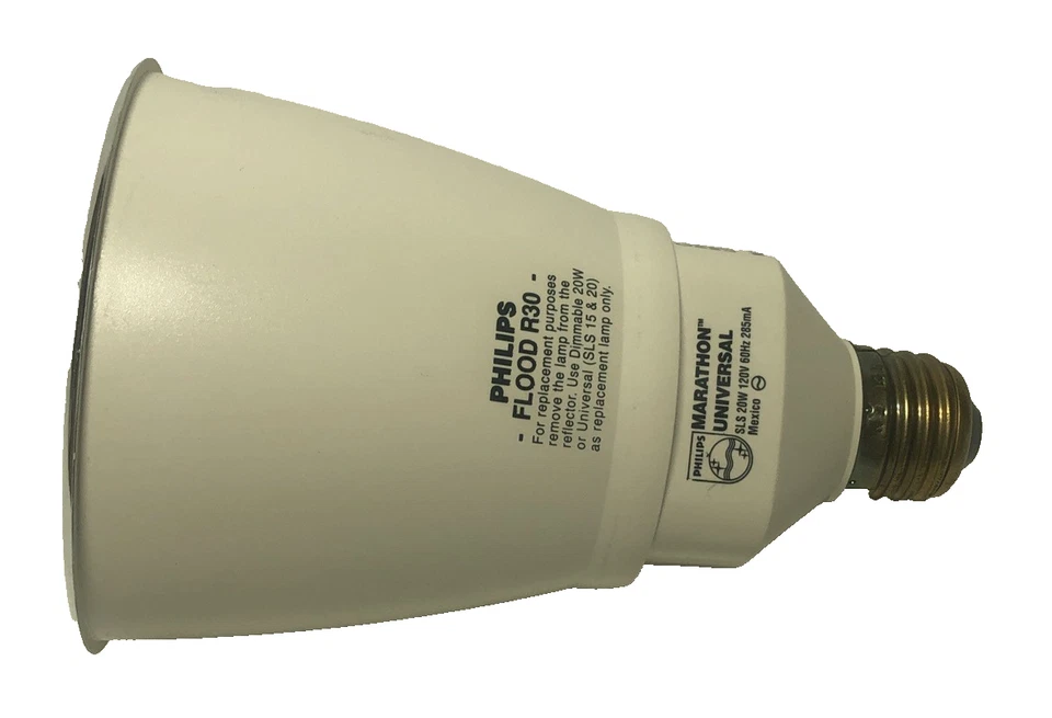 PHILIPS MARATHON SLS/R30 20WATT FLUORESCENT TRIPLE TUBE FLOOD WITH REFLECTOR - Image 2 of 4