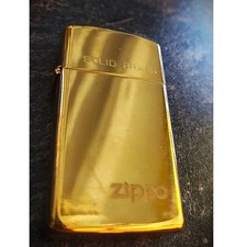 Zippo Gold Solid Brass