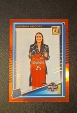 2025 Donruss WNBA Georgia Amoore #96 Rated Rookie Red Holo /299