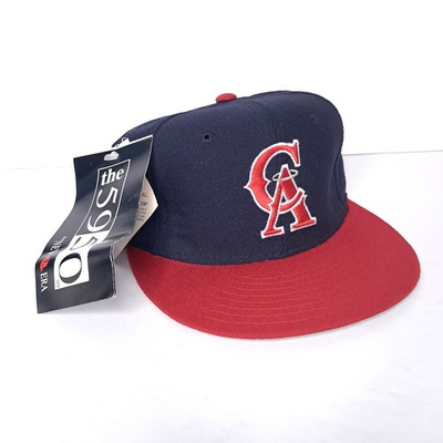 #ad #ad Vintage 90s California Angels Hat New Era Diamond Pro Model 6 3 4 Wool USA $25.98