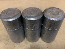 (3)LEAD PIGS  RADIOACTIVE MATERIALS SOURCES MINERALS STORAGE Pb containers