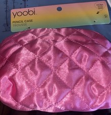 Yoobi Pink Pencil Case School Supplies