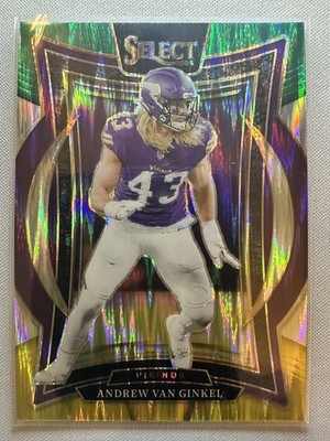 2024 Panini Select - Concourse Andrew Van Ginkel #6 Green & Yellow Shock...