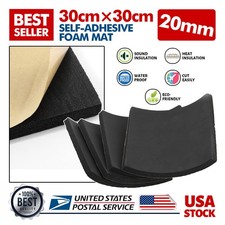 20MM Black Foam Sheet Self Adhesive Rubber Padding Neoprene Sponge Rubber Mat