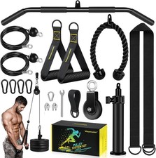 Pulley System, Weight Cable Pulley System for Home Gym,Cable Machine Attachment