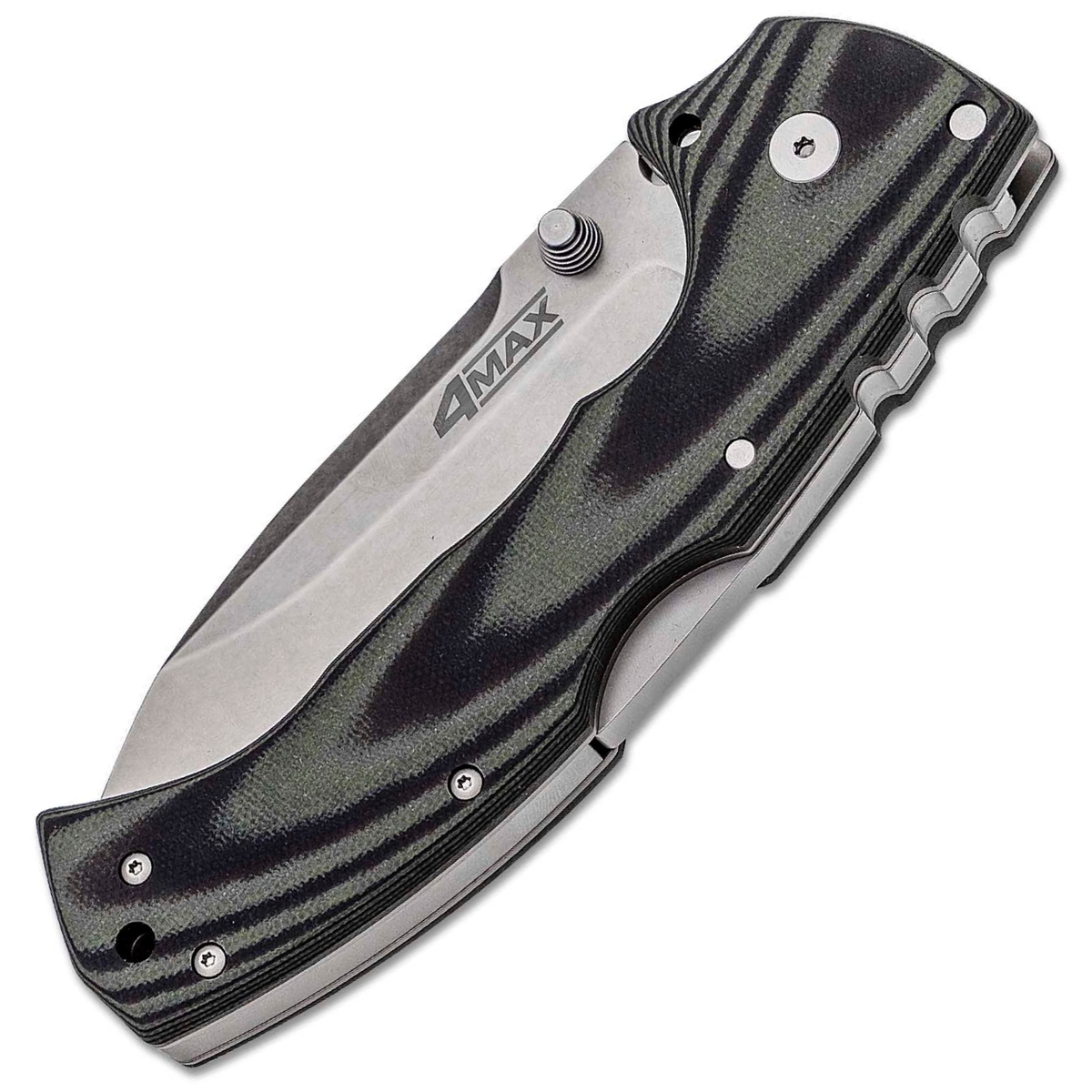 Cold Steel 4-Max Elite S35VN Stonewashed Drop Point Blade Green