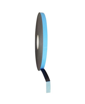 T.R.U. Black Double Coated Window Glazing Tape: 1/8 in. thick x 3/8 in. Wide. 