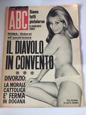 Rivista ABC sexy hot nude for man 1966 N.50 Ylia Suchan Antonella Lualdi