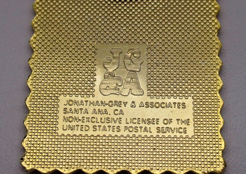 Prendedor de estampillas Tennessee 20c USPS ruiseñor iris tono dorado solapa coleccionista - Imagen 4 de 7