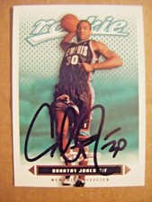 DAHNTAY JONES signed RC DUKE MEMPHIS 2003 Upper Deck MVP basketball card AUTO UD