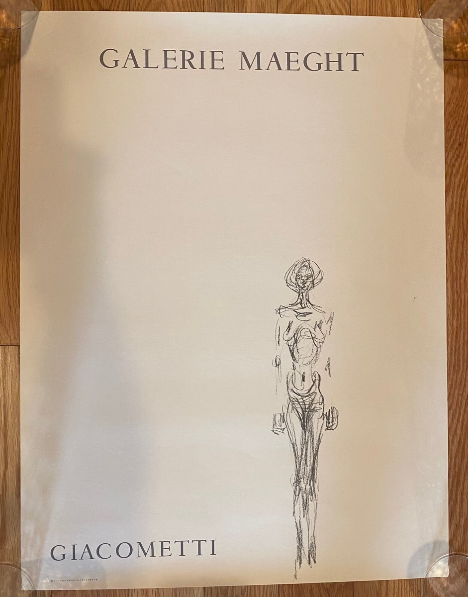 Giacometti Tate Gallery ヴィンテージポスター