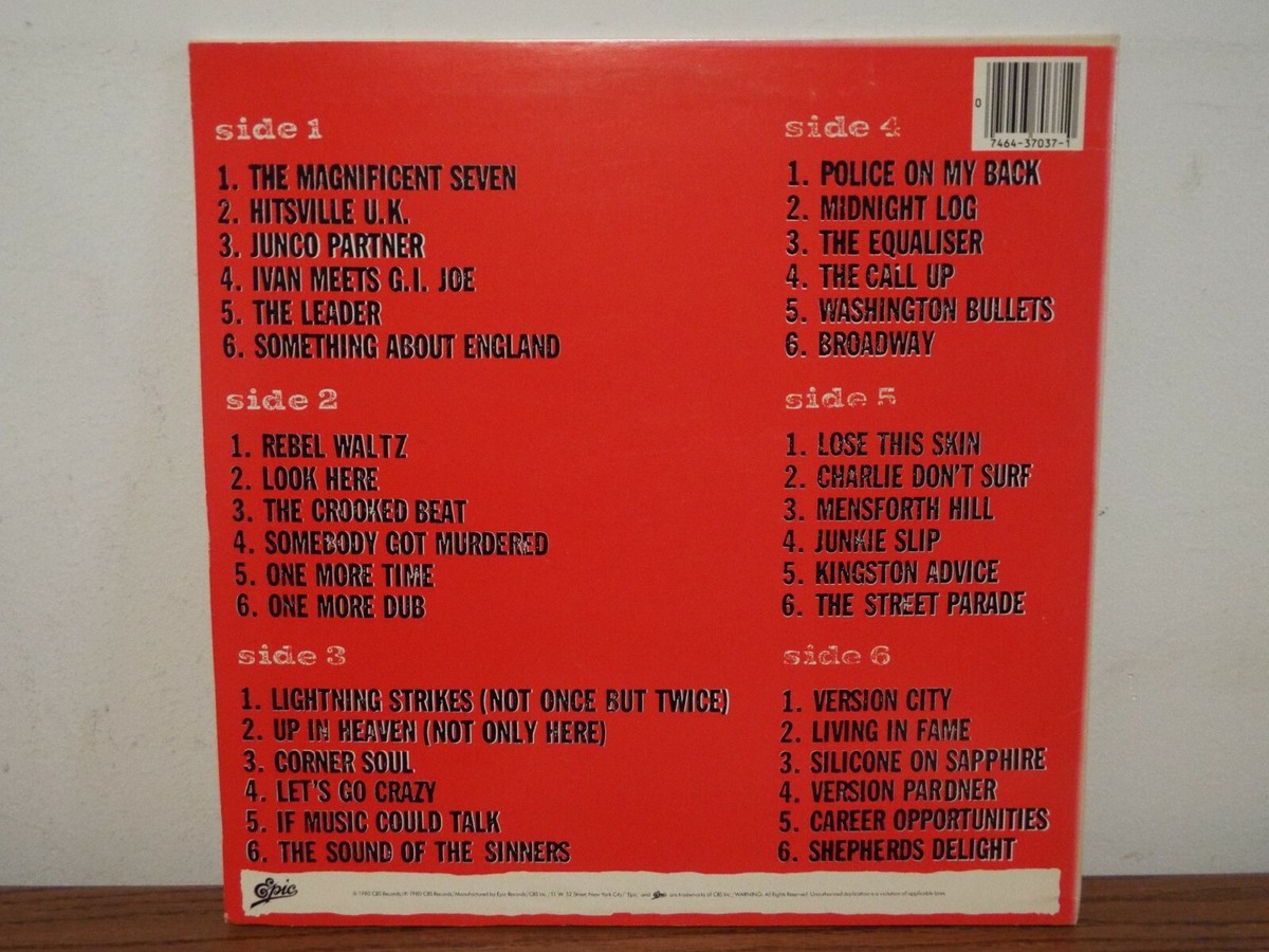 THE CLASH SANDINISTA 3XLP VINYL ALBUM WITH POSTER LYRICS | eBay