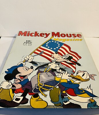Vintage Springbok Jigsaw Puzzle MICKEY MOUSE Magazine July 1939