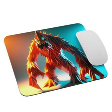 Mouse pad origami Singe Monstre