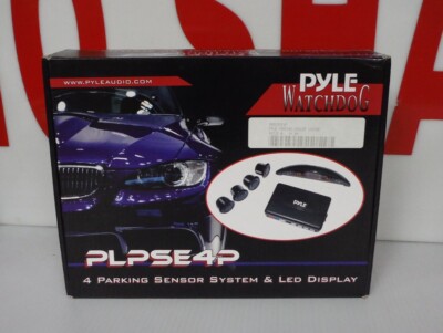 Pyle Watchdog PLPSE4P 4 Parking Sensor System & LED Display NOS