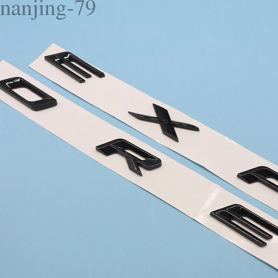For 2011-2024 Explorer Sport Pkg Hood Emblem Letters Decal Gloss Black outline — 第 3/4 张图片