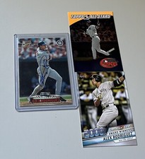 Alex Rodriguez Mariners Certified Autograph/ Yankees Best/ All Stars (3 Card Lot