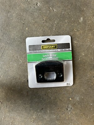 Defiant Door Latch Strike Aged Bronze Finish New 2 Pack
