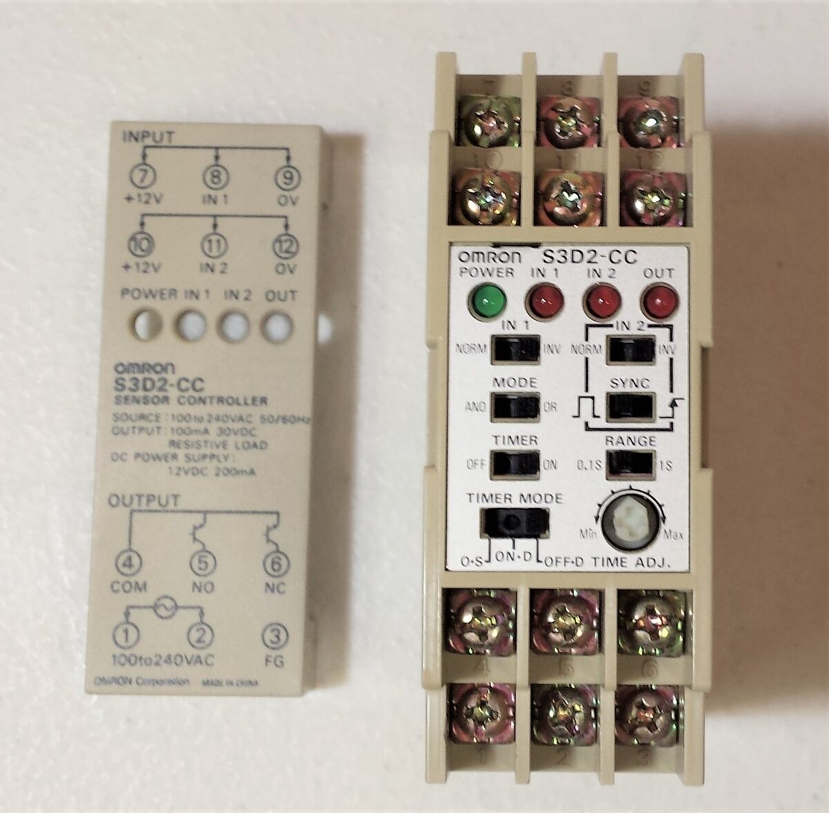 Omron S3D2-CC High Speed Sensor Controller, 100-240 VAC | eBay Omron S3D2-CC High Speed Sensor Controller, 100-240 VAC | eBay