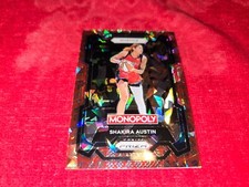 2024 WNBA MONOPOLY PRIZM FREE PARKING CRACKED ICE #3 SHAKIRA AUSTIN MYSTICS SP