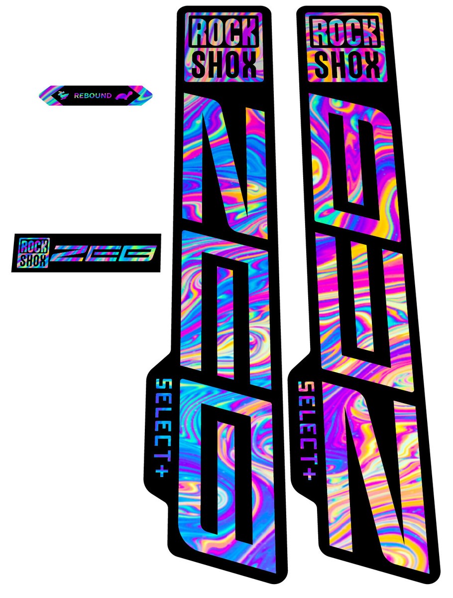 Rockshox Zeb Select+ Fork Stickers 2020 2024 Mountain Bike