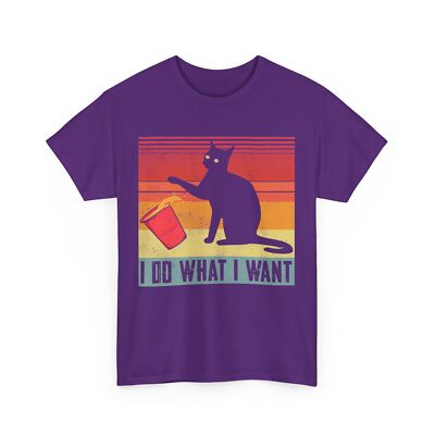 Cat Shirt, I Do What I Want Cat Funny Tee, Car Vintage Tshirt, Animals Lover Tee