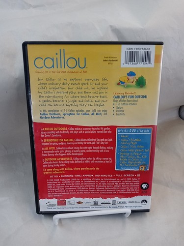 Caillou: Caillou's Fun Outside (DVD, ) PBS KIDS 14 adventure Episodes - Picture 3 of 3