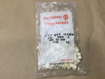 Electrovert PH 13 Number Slip On Wire Marker C-Type 100 Count. A Marker #30B23