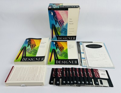 Vintage 1991 MICROGRAFX DESIGNER 4.0 Graphics Software