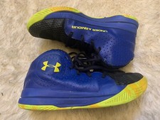 Boy  s 2019 Under Armour Steph Curry 6 Jet Blue Sneakers 4.5Y 