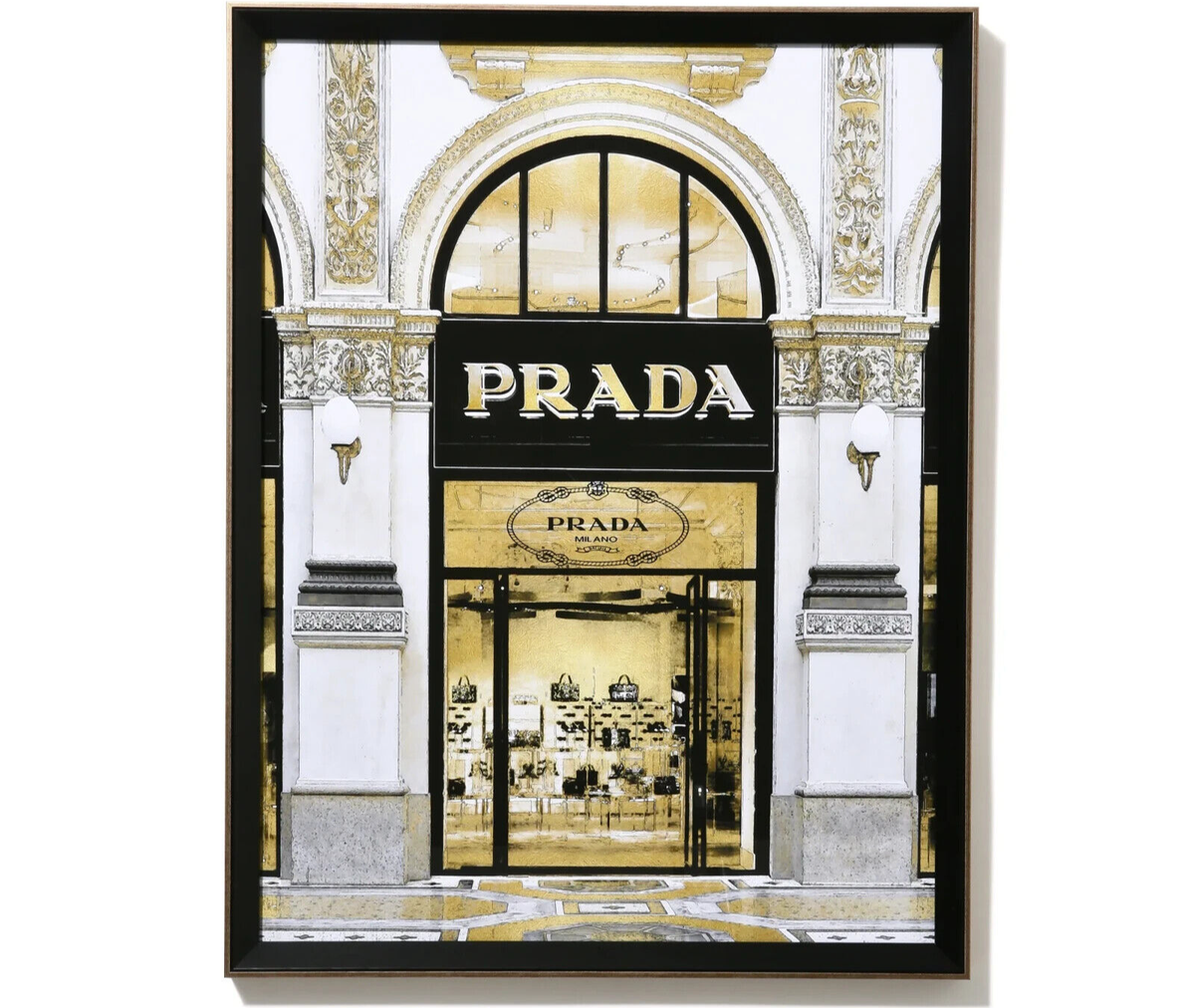 さ*ん様 Francfranc アートボード PRADA Francfranc PRADA Store Art Board A Retro Modern Iconic