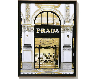 PRADA Francfranc アートボード　PRADA Francfranc Store Monochrome Iconic Modern Retro A Board Art その他