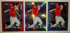 Anthony Rendon 2013 LOT(3)NICE Bowman Chrome #5 ,Wave Refractors RED 5/25 & BLUE