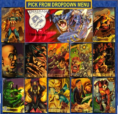 1996 Skybox D.C. Amalgam Base Trading Cards You-Pick-1