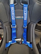 Sparco Sportgurt zum schrauben ECE in blau, 3-Punkt NEU