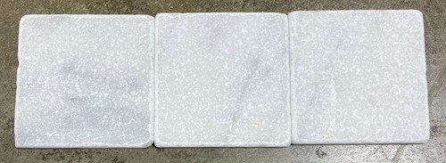 White Carrara Marble Tile About 4x4 Honed Natural Stone Wall 450 Tiles T-94 - Picture 3 of 9