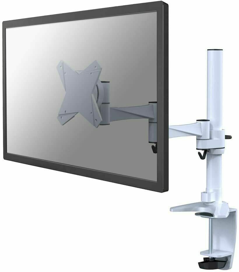 Newstar Single Monitor Arm Desk Mount Height Adjustable 9kg White FPMA-D1330