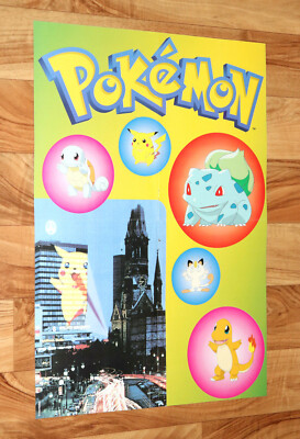 Old Nintendo Pokemon / Shadow Man Rare Old small Poster 55x39cm N64 Playstation