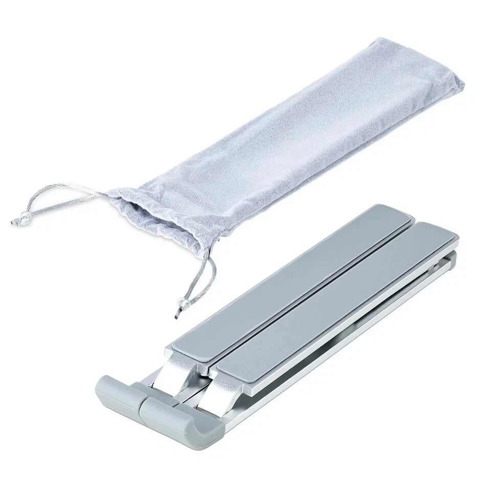 Ergonomic, Portable, Foldable and Height Adjustable Laptop Stand, Aluminium - Image 3 of 4