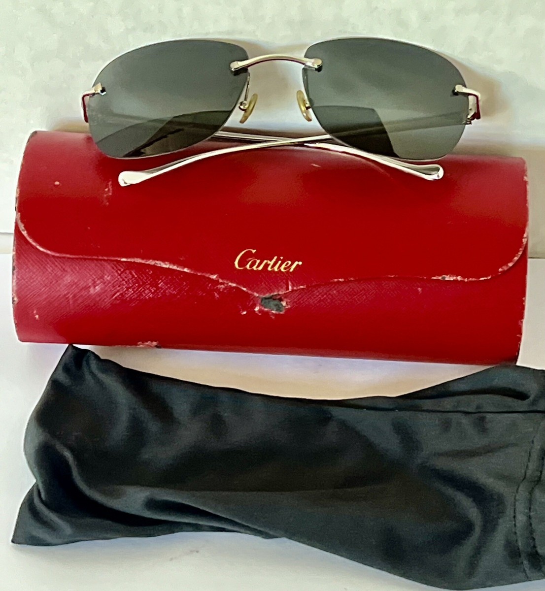 ? 100% Authentic Cartier Panthere Sunglasses/ Box Dust Bag Included/Brand New ? CARTIER PANTHERE VINTAGE /ORIGINAL BOX,DUST BAG MADE IS  main image 2