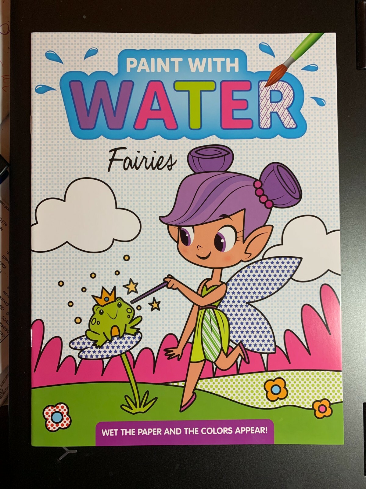 PAINT WITH WATER BOOKS FOR KIDS NEW NO MESS PAGES! 7 COOL BOOKS TO