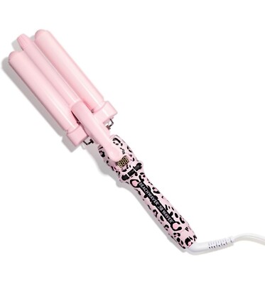   Beachwaver Triple Barrel 3B Waver Rotating Curling Iron Pink Catwalk BW300LP