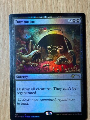 Damnation (FOIL) Seb Mckinnon - Secret Lair (Magic/MTG) Near