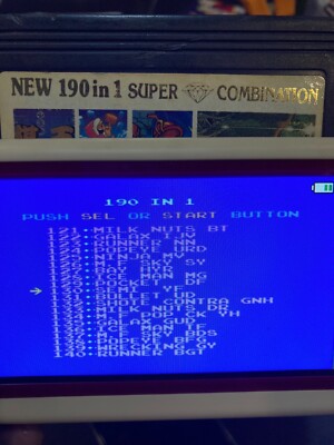 Famicom NES Game 190in1 Super Combination (IC) | eBay