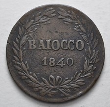 1840  Stato Pontificio Bologna   Gregorio  XVI   Baiocco  