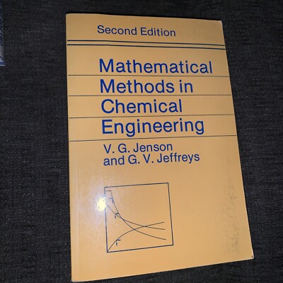 Mathematical Methods in Chemical Engineering V G Jensen Softcover 1992