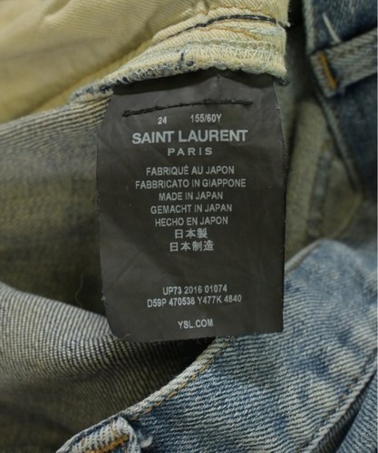 SAINT LAURENT PARIS Denim Pants Blue(Denim) 24(Approx. S) 2200552127196 - Picture 4 of 7