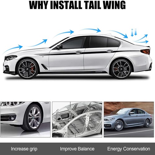 Carbon For 2015-2018 BMW F80 M3 & 12~18 F30 PSM Duckbill Trunk Spoiler Wing Lip - Picture 2 of 9